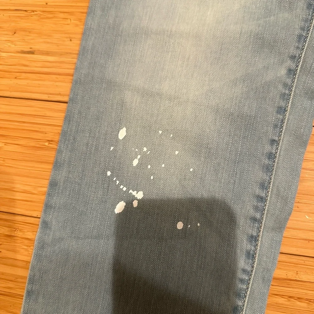 Paint Splatter Relaxed Jeans 2XL NWT